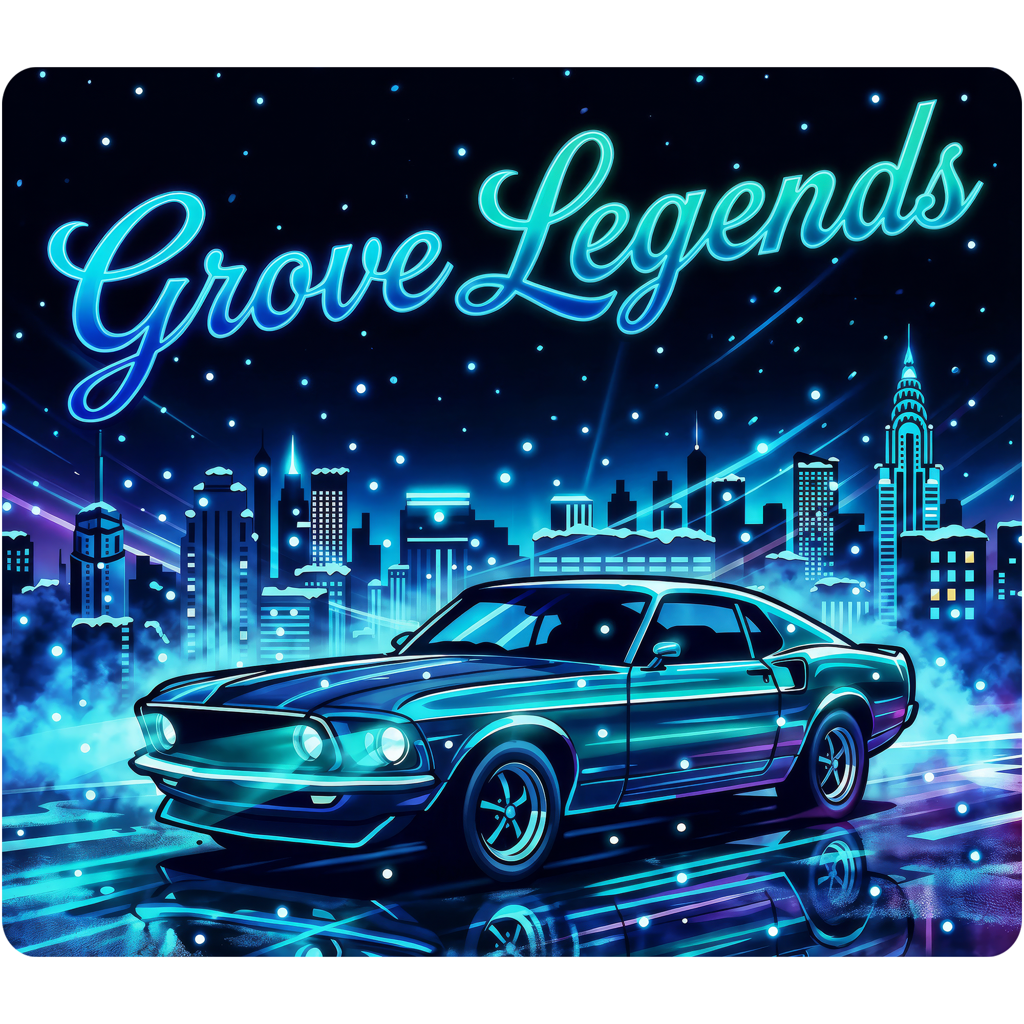 EDYCJA SNOW ❄️ Obszywana podkładka pod mysz Grove Legends